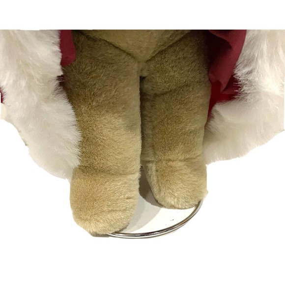 Dan Dee Collectors Choice Christmas Teddy Bear With Stand Red White Dress - Picture 6 of 8